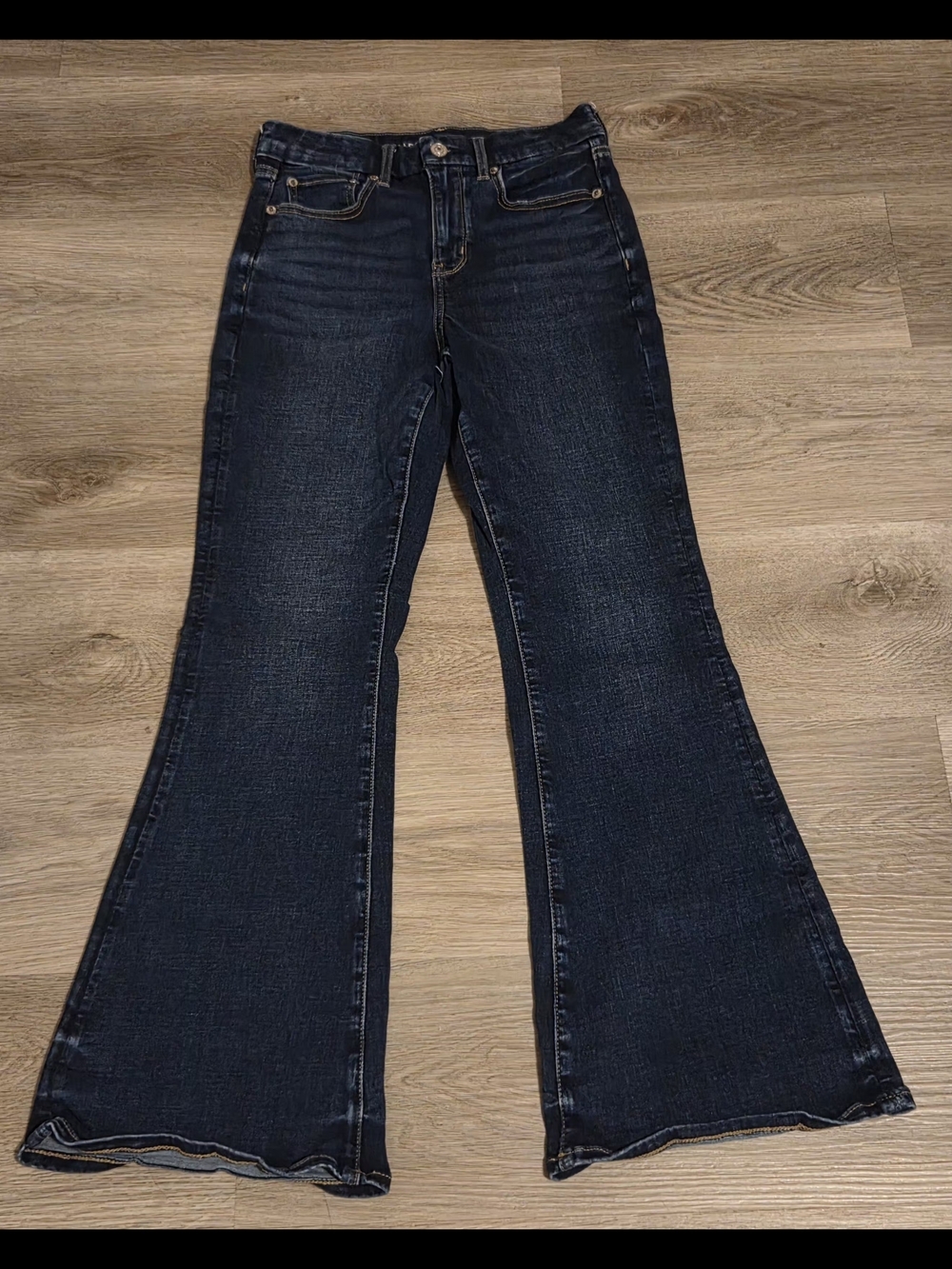 American Eagle Outfitters Dark Indigo Flare Jeans
